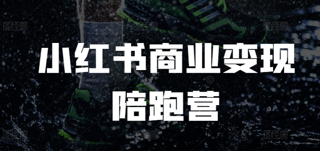 小红书商业变现陪跑营，小红书电商教程-网赚项目平台