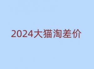 2024版大猫淘差价课程，新手也能学的无货源电商课程-网赚项目平台