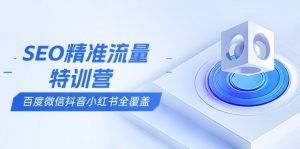 SEO精准流量特训营，百度微信抖音小红书全覆盖，带你搞懂搜索优化核心技巧-网赚项目平台