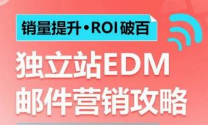 销量提升•ROI破百 独立站EDM邮件营销攻略,如何通过邮件营销每年获得100万美金销售额!-网赚项目平台