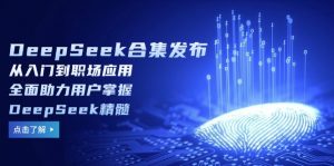 DeepSeek合集发布,从入门到职场应用,全面助力用户掌握DeepSeek精髓-网赚项目平台