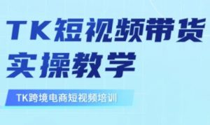东南亚TikTok短视频带货,TK短视频带货实操教学-网赚项目平台