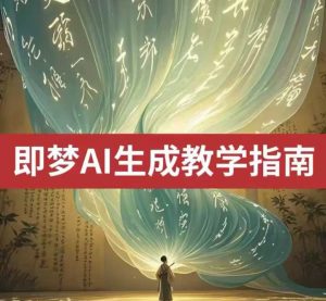 2025即梦ai生成视频教程,一学就会国内免费文字生成视频图片生成视频-网赚项目平台