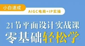 AIGC电商必备实操21节平面设计实战课，教你玩转AI-网赚项目平台