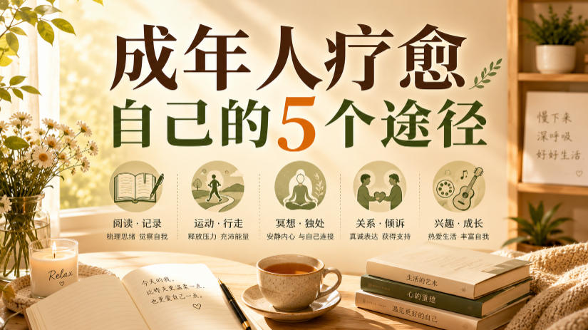 付费文章：成年人疗愈自己的5个途径-网赚项目平台