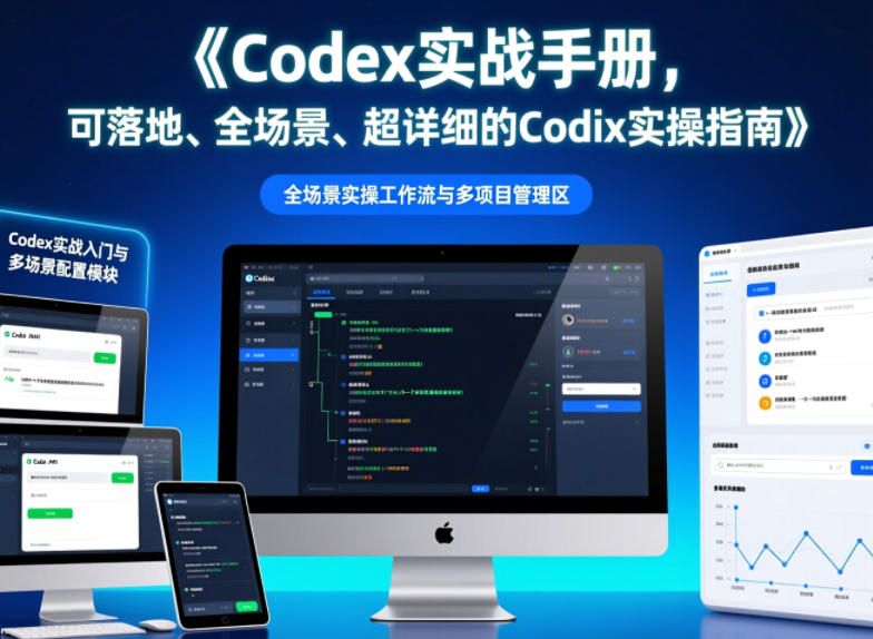 Codex实战手册，可落地、全场景、超详细的Codex实操指南-网赚项目平台