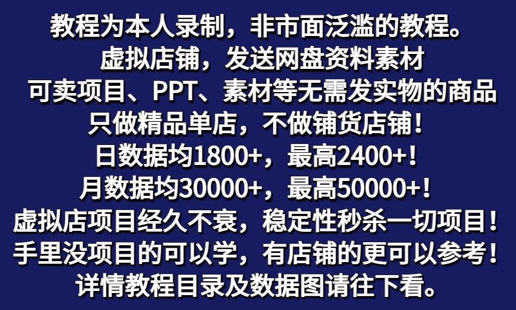 图片[2]-拼多多虚拟电商训练营月入50000+你也行，暴利稳定长久，副业首选-网赚项目平台