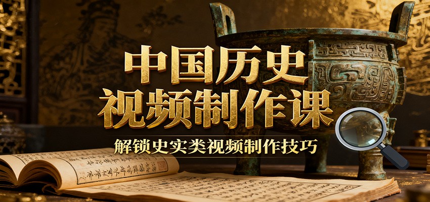 中国历史视频制作课:疆域地图集+参考文案+练习素材,解锁史实类视频制作技巧-网赚项目平台
