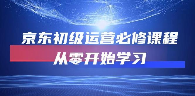 京东初级运营必修课程，从零开始学习(49节课-网赚项目平台