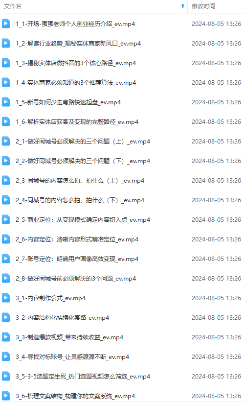 图片[1]-实体店老板获客特训营：认知、定位、文案、矩阵、直播、AI等(72节-网赚项目平台