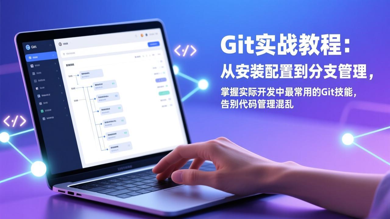 Git实战教程：从安装配置到分支管理，掌握实际开发中最常用的Git技能，告别代码管理混乱-网赚项目平台