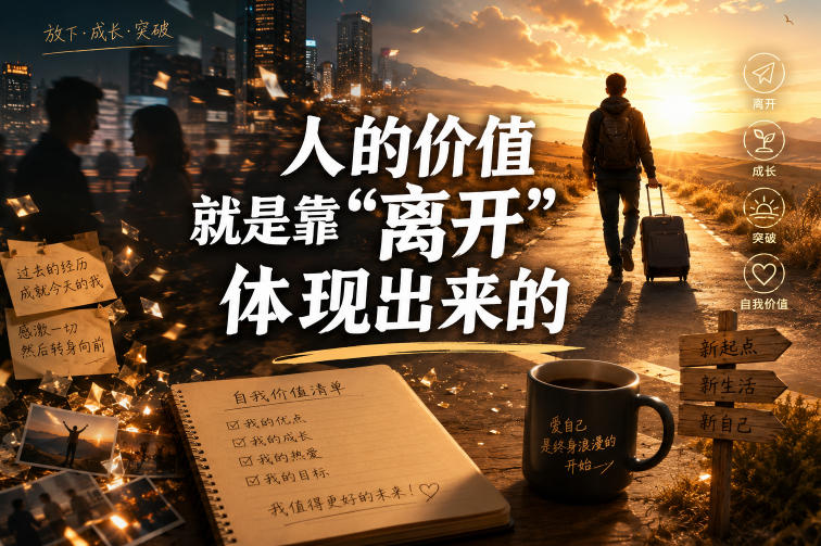 付费文章:人的价值就是靠“离开”体现出来的-网赚项目平台