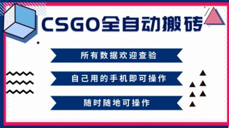 CSGO全自动搬砖，年底钱回家好项目，当天可拿到结果，新手小白轻松月入1W+【揭秘】-网赚项目平台