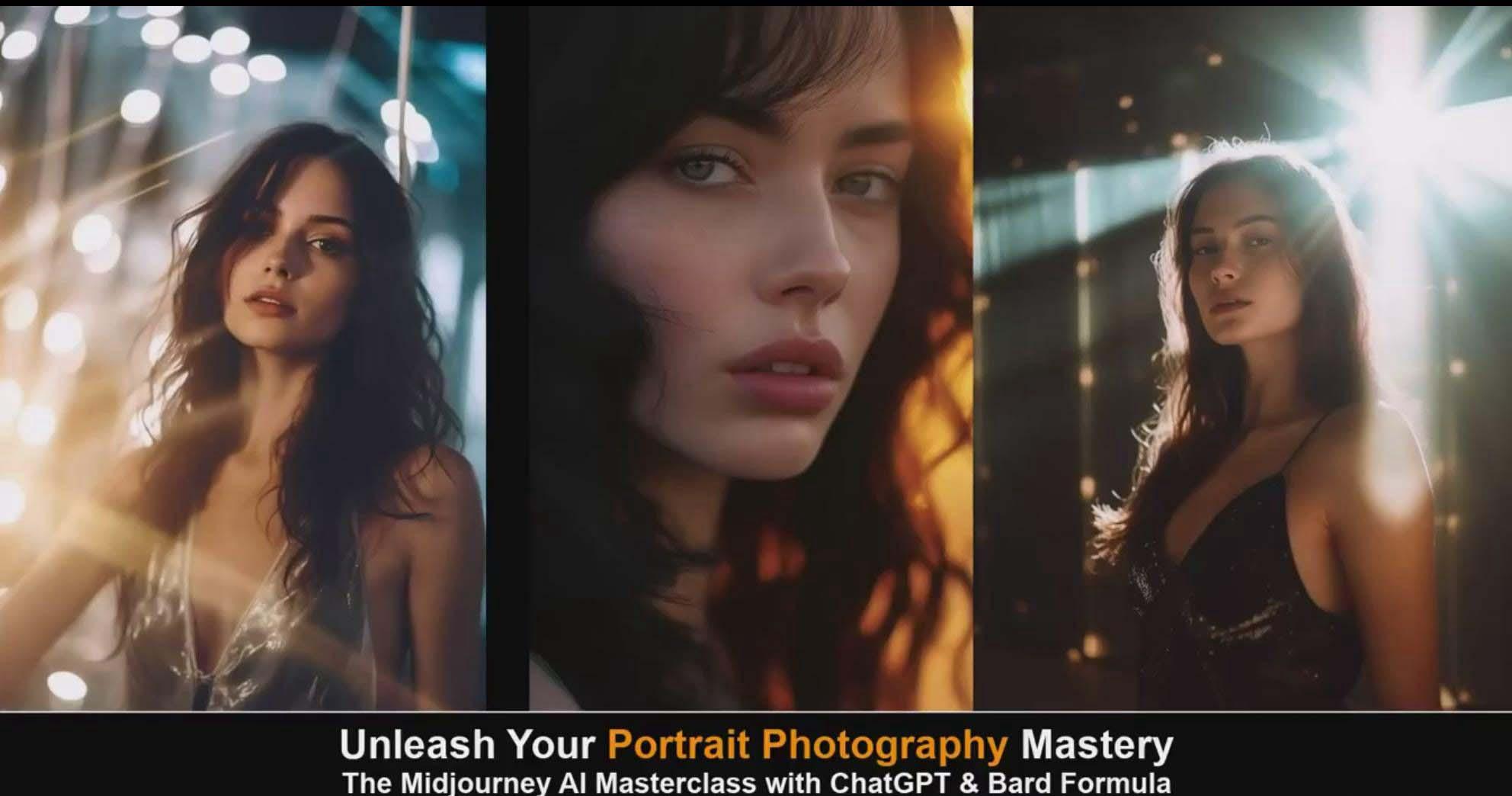 图片[6]-(9312期)Midjourney v5 ChatGPT 和 Bard AI人工智能人像摄影大师班-15节-中英字幕-网赚项目平台