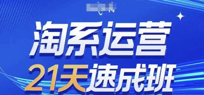 淘系运营21天速成班(更新24年6月)，0基础轻松搞定淘系运营，不做假把式-网赚项目平台