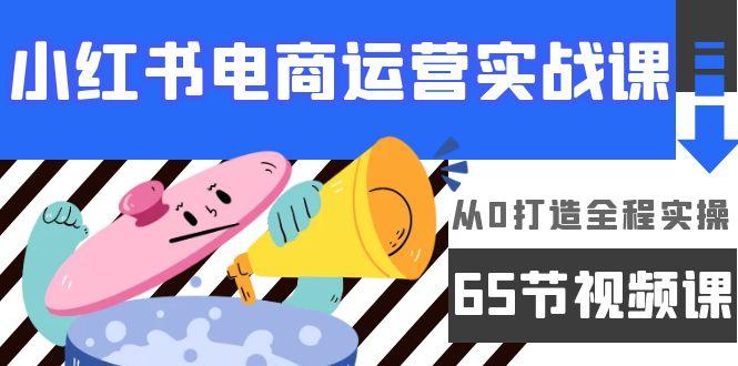 (9724期)小红书电商运营实战课，从0打造全程实操(65节视频课)-网赚项目平台