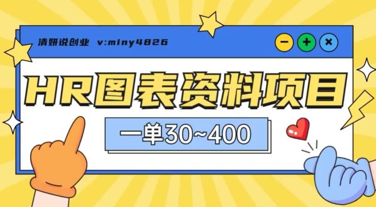 一单收益30-400，HR图表资料蓝海项目-网赚项目平台