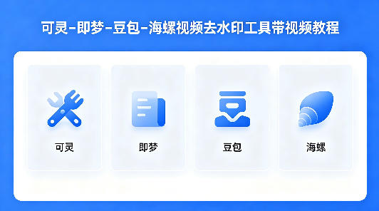 可灵–即梦–豆包–海螺视频去水印工具带视频教程-网赚项目平台