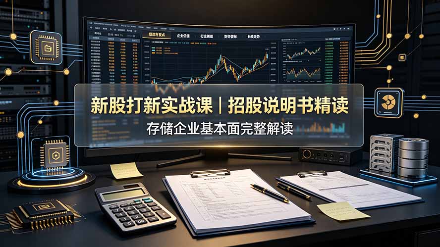 付费文章：新股打新实战课｜招股说明书精读，存储企业基本面完整解读-网赚项目平台