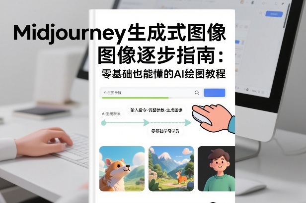 Midjourney生成式图像逐步指南：零基础也能懂的AI绘图教程-网赚项目平台