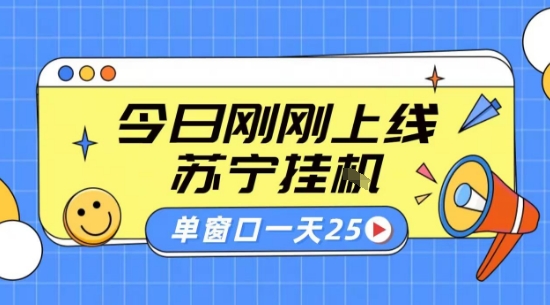 苏宁全自动采集挂G项目 稳定可批量 单窗口收益30+ 附教程【揭秘】-网赚项目平台