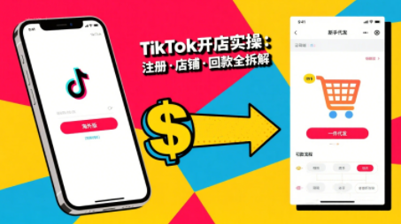大熊跨境·TikTok从开店到投流的进阶课-网赚项目平台