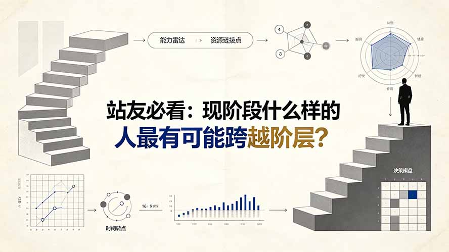 付费文章：站友必看：现阶段什么样的人最有可能跨越阶层?-网赚项目平台