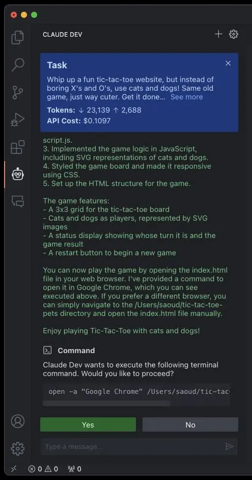 Claude Dev｜AI编程-网赚项目平台