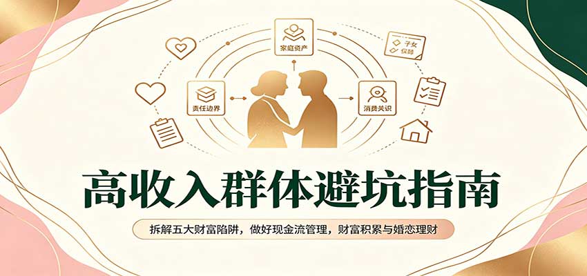 高收入群体避坑指南:拆解五大财富陷阱,做好现金流管理,财富积累与婚恋理财-网赚项目平台