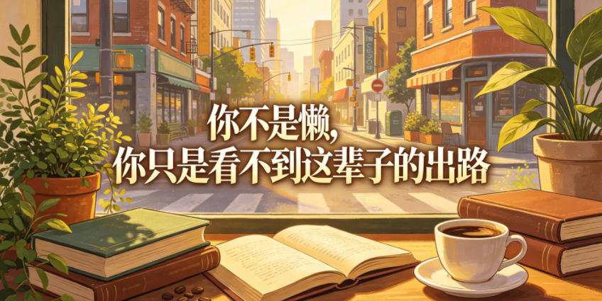 付费文章:你不是懒,你只是看不到这辈子的出路-网赚项目平台