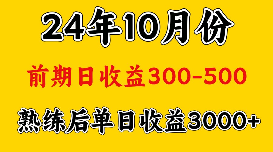 高手是怎么赚钱的.前期日收益500+熟练后日收益3000左右-网赚项目平台