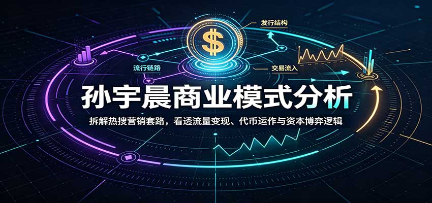 孙宇晨商业模式分析:拆解热搜营销套路,看透流量变现、代币运作与资本博弈逻辑-网赚项目平台