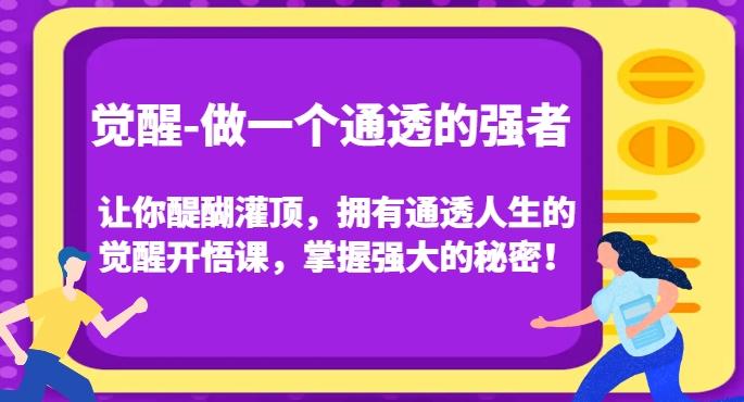 觉醒-做一个通透的强者，让你醍醐灌顶，拥有通透人生的觉醒开悟课，掌握强大的秘密！-网赚项目平台