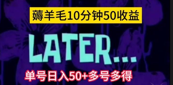 美团薅羊毛玩法，单号日入50+多号多得【仅揭秘】-网赚项目平台