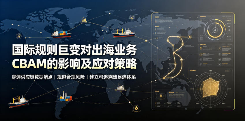 国际规则巨变对出海业务CBAM的影响及应对策略，帮助企业穿透供应链数据堵点，规避合规风险-网赚项目平台