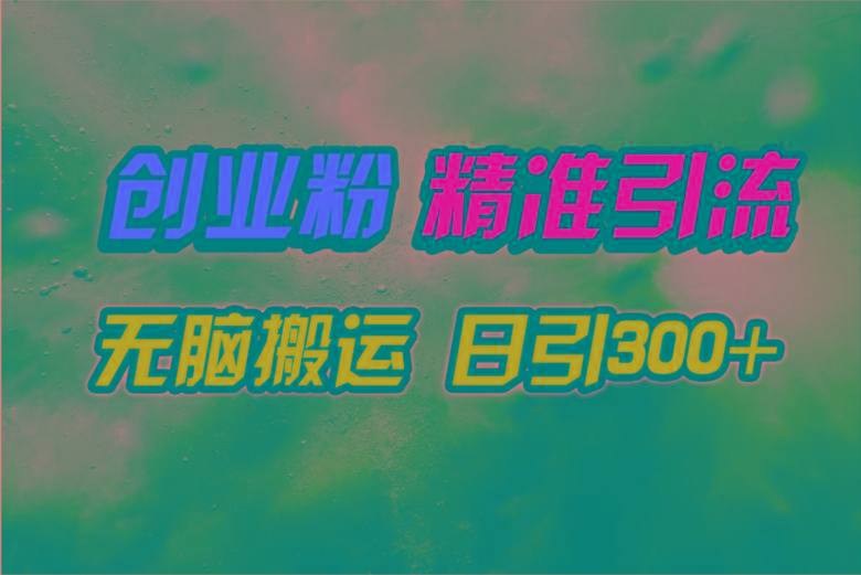 (9875期)视频号纯搬运日引300+创业粉教程！-网赚项目平台