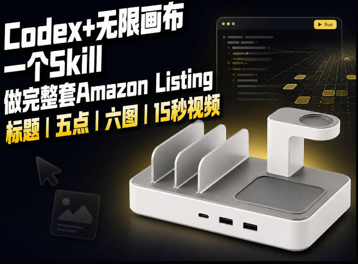 我用一个Codex Skill做完Amazon Listing:标题、五点、六图和视频全流程-网赚项目平台