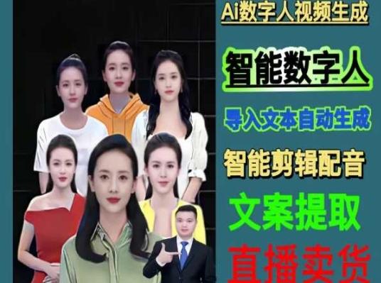 伍老师Ai数字人快速剪辑制作以及变现视频课-网赚项目平台
