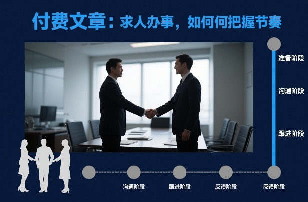 付费文章：求人办事，如何把握节奏-网赚项目平台