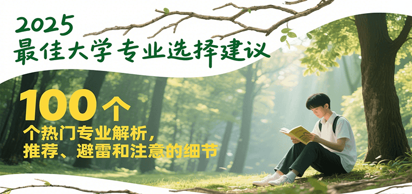 2025最佳大学专业选择建议，100个热门专业解析，推荐、避雷和注意的细节-网赚项目平台
