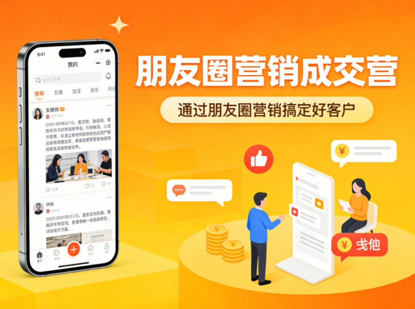 朋友圈营销成交营，通过朋友圈营销来搞定好客户-网赚项目平台