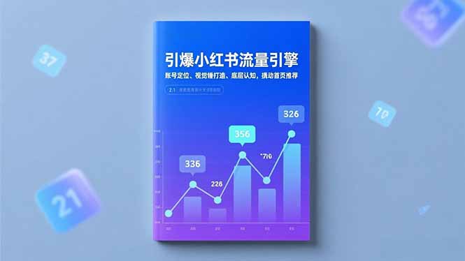 引爆小红书流量引擎,账号定位、视觉锤打造、底层认知,撬动首页推荐-网赚项目平台