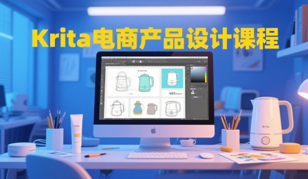 大梦老师·Krita电商产品设计课程-网赚项目平台