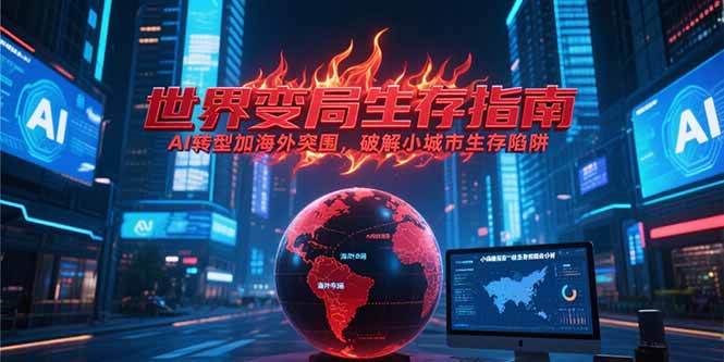 付费文章《世界变局生存指南，AI转型加海外突围，破解小城市生存陷阱》-网赚项目平台