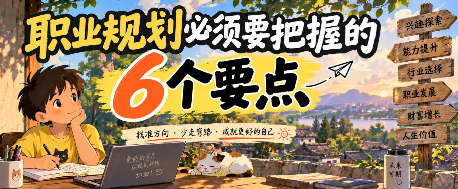 付费文章：职业规划必须要把握的6个要点-网赚项目平台