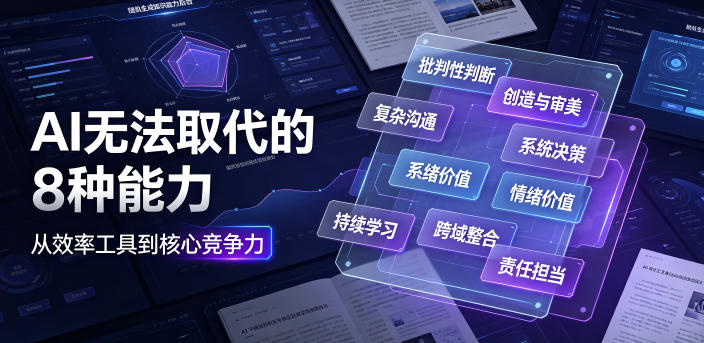 付费文章：AI无法取代的8种能力-网赚项目平台