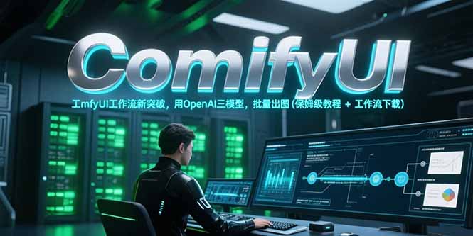 ComfyUI工作流新突破，用OpenAI三模型，批量出图(保姆级教程+工作流下载-网赚项目平台