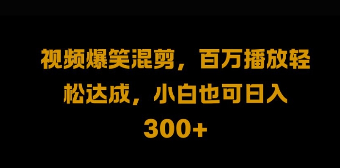视频号零门槛，爆火视频搬运后二次剪辑，轻松达成日入1k【揭秘】-网赚项目平台