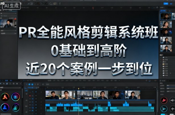 PR全能风格剪辑系统班,0基础到高阶,近20个案例一步到位-网赚项目平台