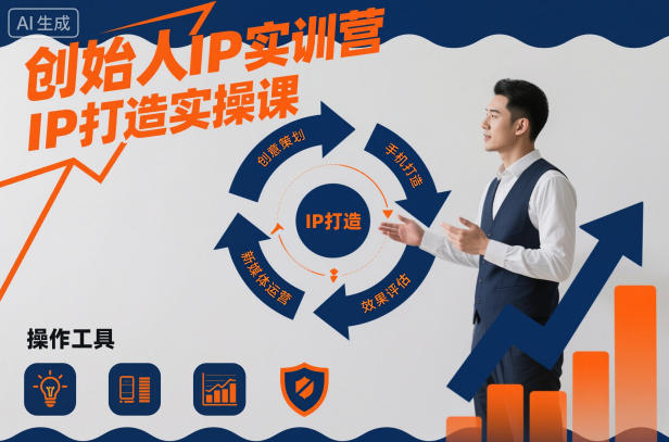 创始人IP实训营，IP打造实操课-网赚项目平台